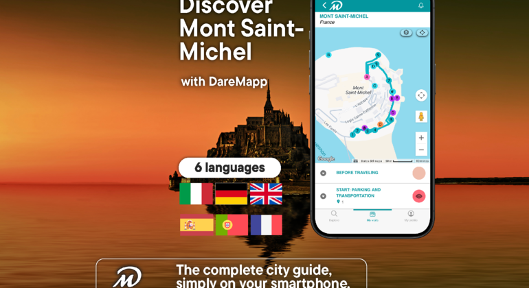 Top Mont Saint-Michel: Self-Guided Experience with the DareMapp App