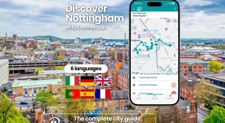 Top Nottingham: Self-Guided Tour Using the DareMapp App