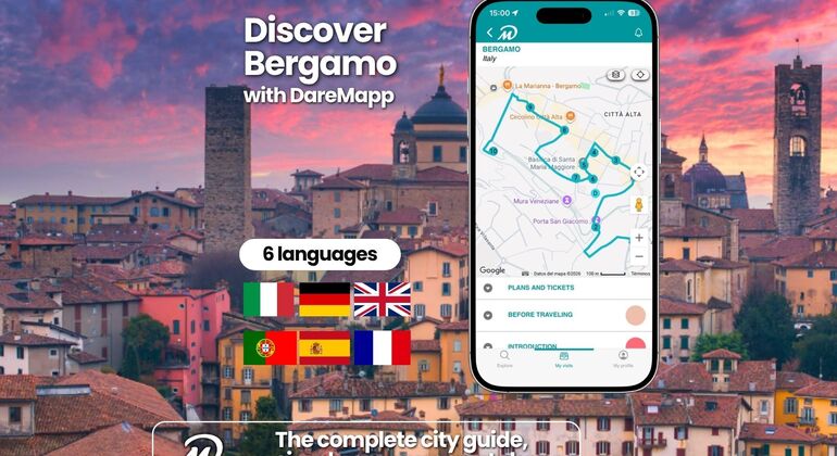 Top Bergamo: Self-Guided Tour Using the DareMapp App