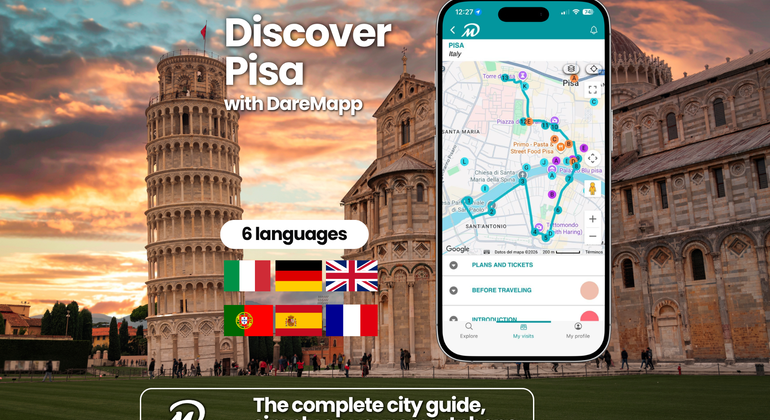 Top Pisa: Self-Guided Tour Using the DareMapp App