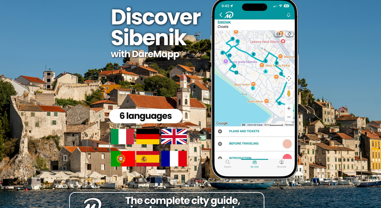 Top Sibenik: Private Guided Tour with Your Phone