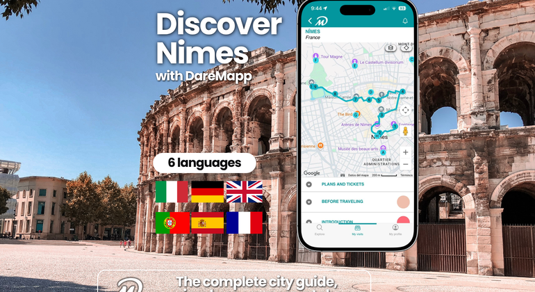 Top Nîmes: Self-Guided Tour Using the DareMapp App