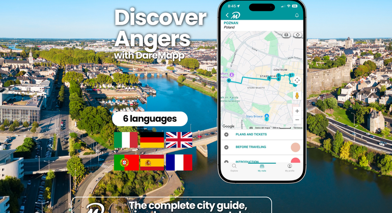 Top Angers: Self-Guided Tour Using the DareMapp App