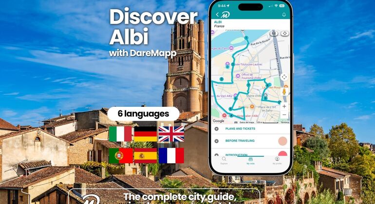 Top Albi: Self-Guided Tour Using the DareMapp App