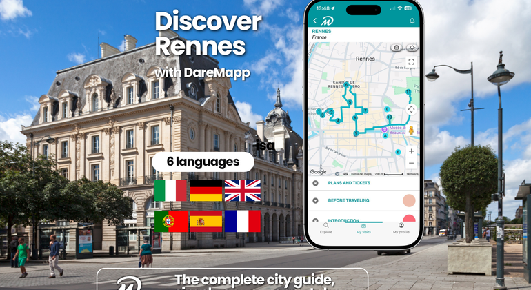 Top Rennes: Self-Guided Experience Using the DareMapp App