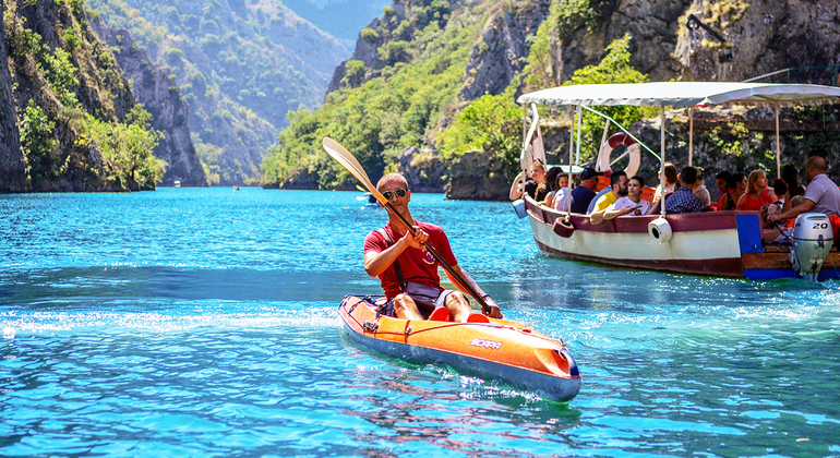 Half Day Group Tour from Skopje to Matka Canyon & Millennium Cross