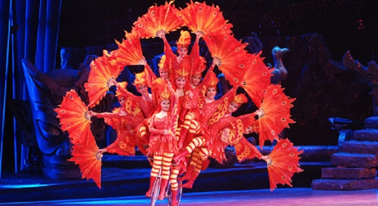 Akrobatik-Show in Peking