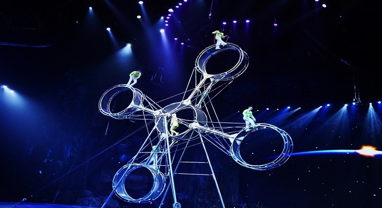 Akrobatik-Show in Peking
