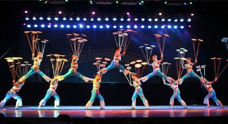 Akrobatik-Show in Peking