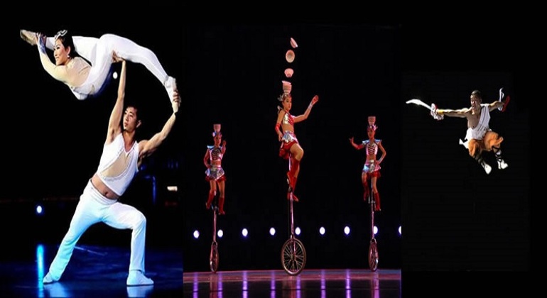Akrobatik-Show in Peking