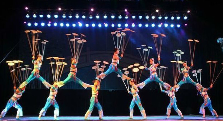 Akrobatik-Show in Peking