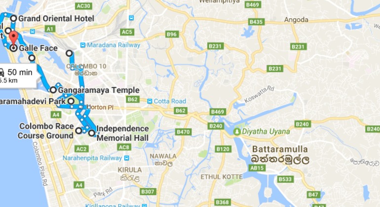 Colombo Nacht Radfahren Tour