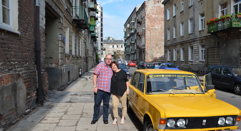 Visite privée de Varsovie juive en Fiat rétro
