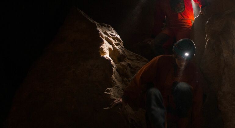 Adventure Caving Tour under Budapest