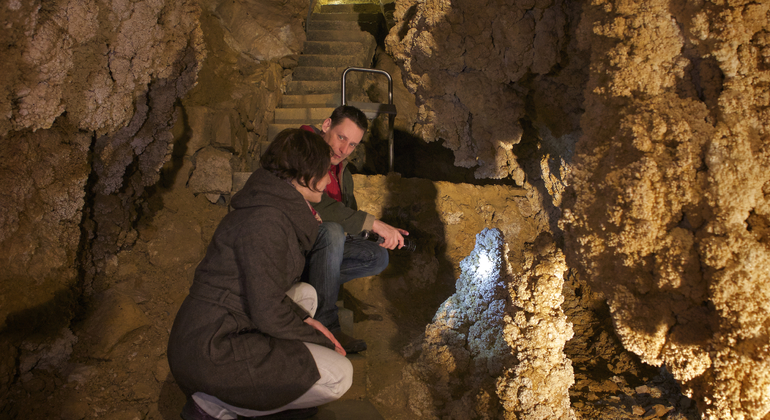 Cave Walk Tour into two caves of Budapest