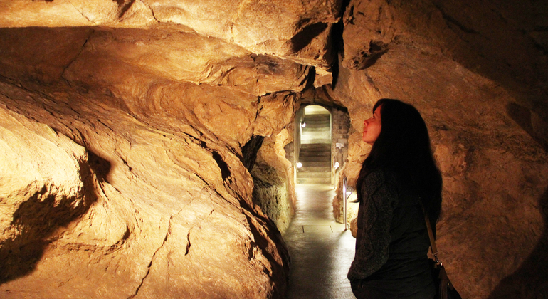 Cave Walk Tour into two caves of Budapest