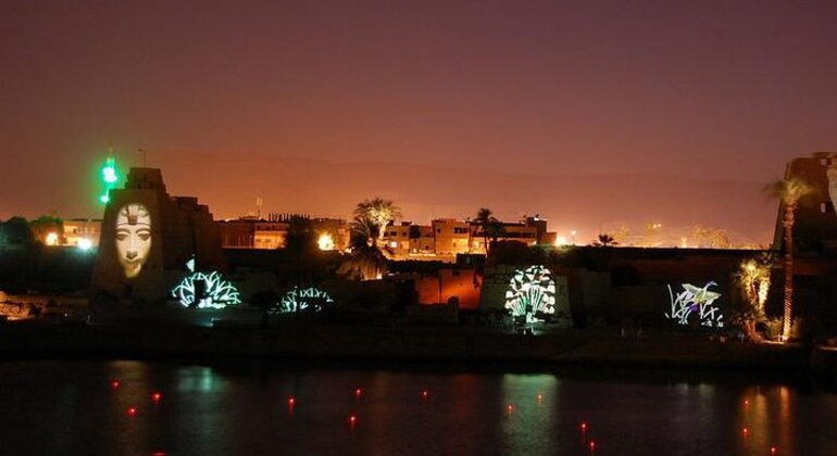 Espectáculo de Luz y Sonido en el Templo de Karnak desde Luxor