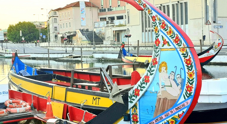 Barco panorámico Moliceiro en Aveiro