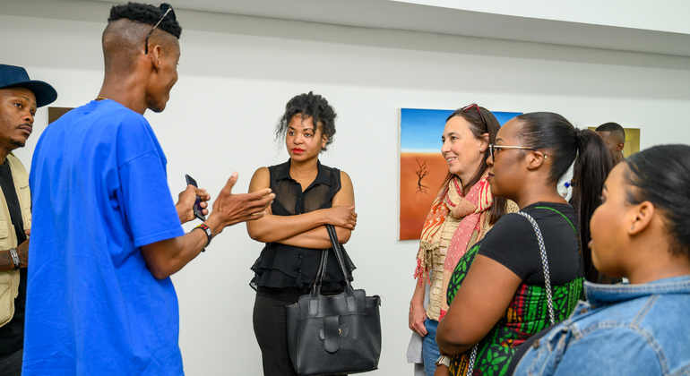 Joburg Kunstgalerie-Hopping mit Thabo