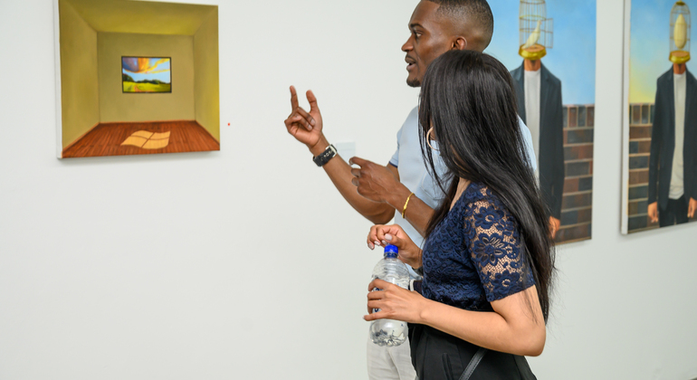 De galería en galería con Thabo
