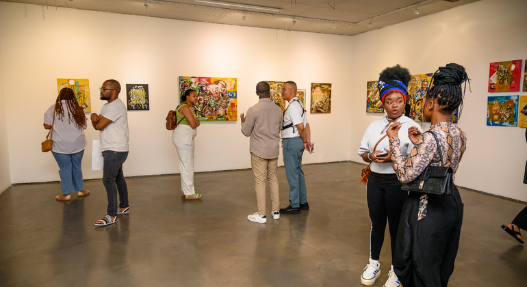 De galería en galería con Thabo