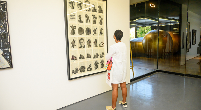 De galería en galería con Thabo