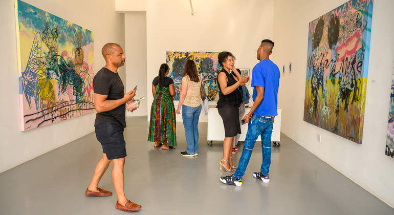 De galería en galería con Thabo