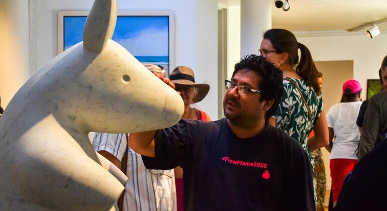 De galería en galería con Thabo
