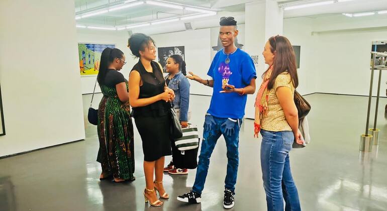 De galería en galería con Thabo