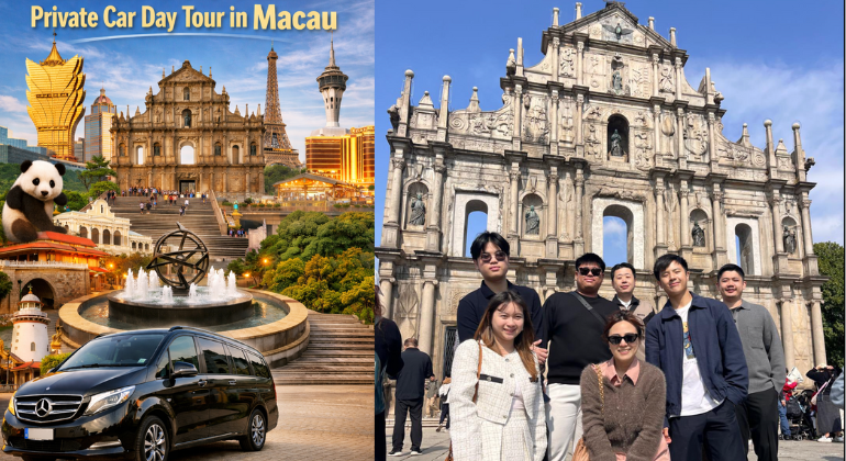Private Auto-Tagestour in Macau-Historische Stätten, Cotai Strip & Coloane