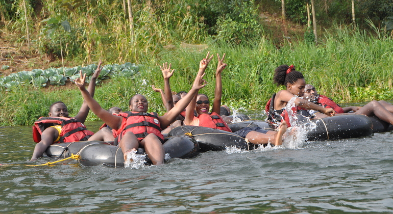 Schlauchbootfahren auf dem Nil