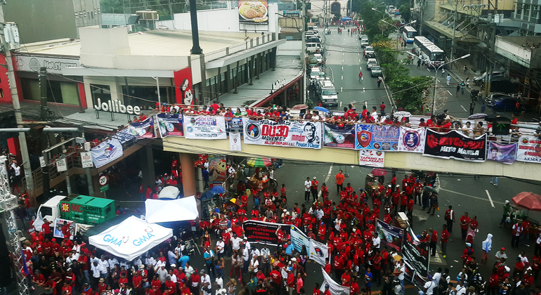 Soziale und politische Tour durch Manila