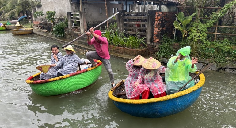 Hoi An: Bamboo Basket Boat Experience auf dem Thu Bon Fluss