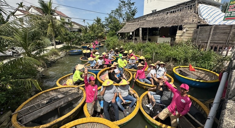 Hoi An: Bamboo Basket Boat Experience auf dem Thu Bon Fluss