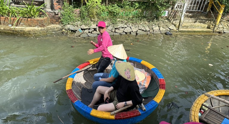 Hoi An: Bamboo Basket Boat Experience auf dem Thu Bon Fluss