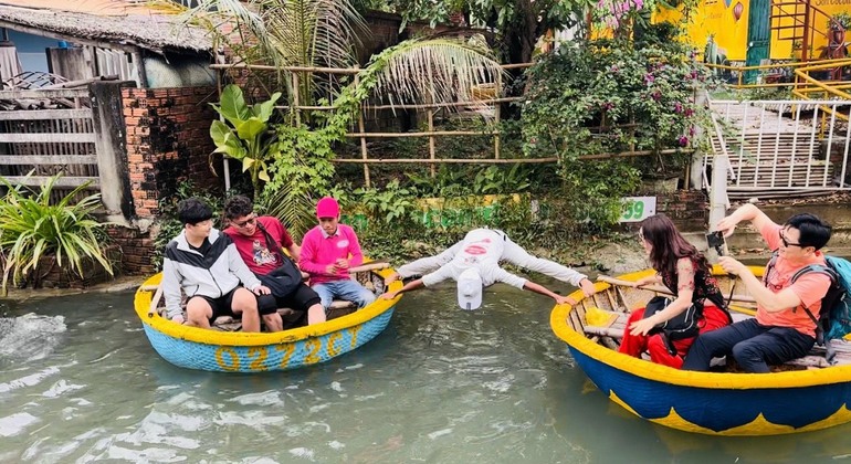 Hoi An: Bamboo Basket Boat Experience auf dem Thu Bon Fluss