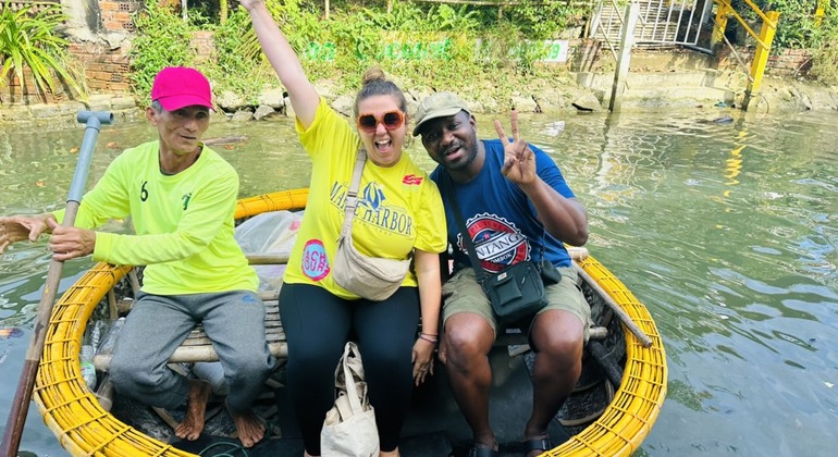 Hoi An: Bamboo Basket Boat Experience auf dem Thu Bon Fluss