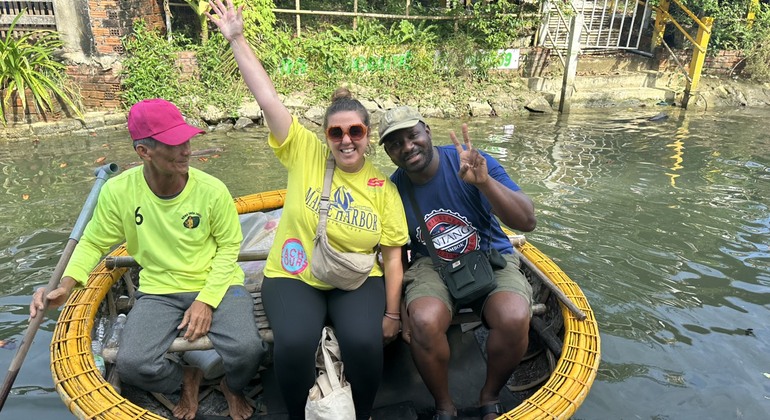 Hoi An: Bamboo Basket Boat Experience auf dem Thu Bon Fluss