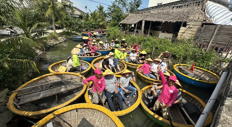 Hoi An: Bamboo Basket Boat Experience auf dem Thu Bon Fluss