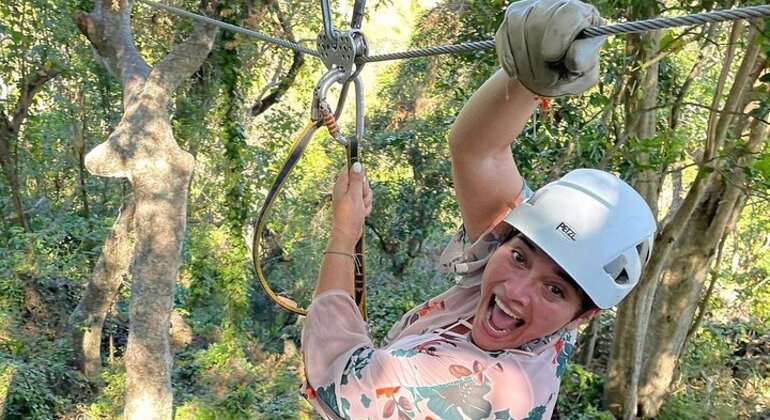 Baumkronen-Zipline-Abenteuer und Höhle in Fidschi